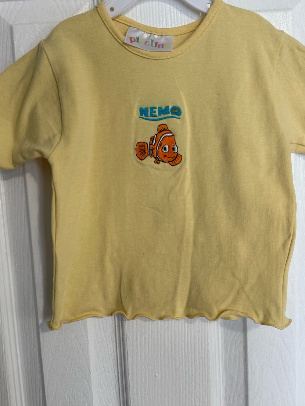 Picolina Finding Nemo Embroidered Y2K Shirt Made in Mexico